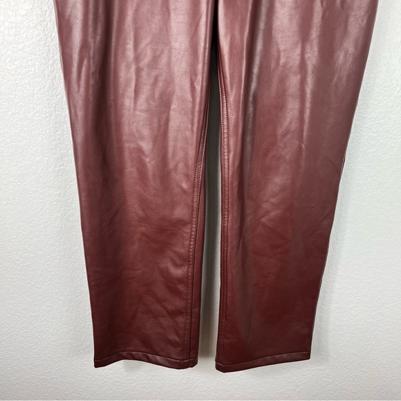 Abercrombie & Fitch Faux Leather 90s Straight Ultra High Rise size 29 - Picture 4 of 9